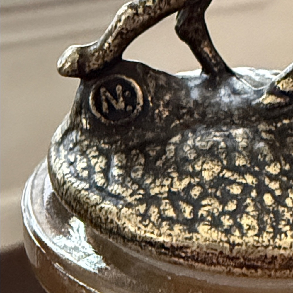 Single Barrel Bourbon Whiskey Bottle with Horse Stopper - Letter N: - Picture 4 of 5